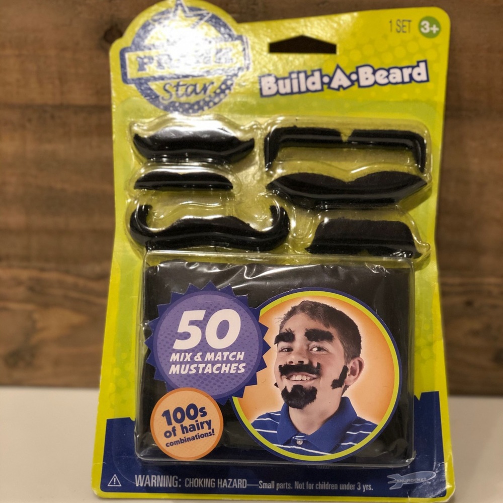 NEW Build-A-Beard. Mix/Match Mustaches